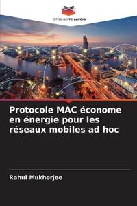 Protocole MAC économe en énergie pour les réseaux mobiles ad hoc