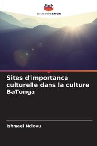 Sites d'importance culturelle dans la culture BaTonga