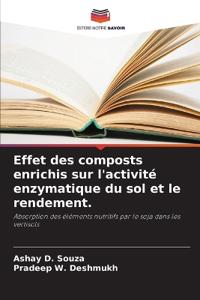 Effet des composts enrichis sur l'activit? enzymatique du sol et le rendement.
