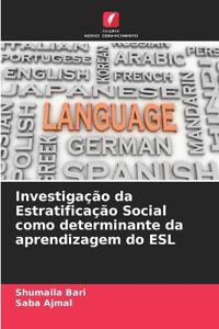 Investiga??o da Estratifica??o Social como determinante da aprendizagem do ESL