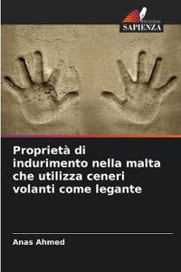 Proprietà di indurimento nella malta che utilizza ceneri volanti come legante
