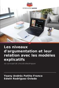 Les niveaux d'argumentation et leur relation avec les modèles explicatifs