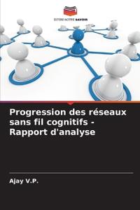 Progression des réseaux sans fil cognitifs - Rapport d'analyse