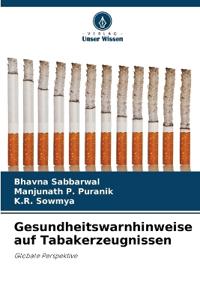 Gesundheitswarnhinweise auf Tabakerzeugnissen
