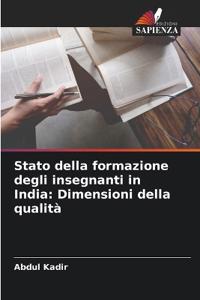 Stato della formazione degli insegnanti in India