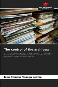 The control of the archives