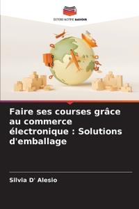 Faire ses courses grâce au commerce électronique