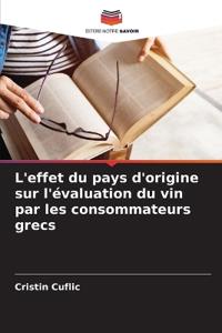 L'effet du pays d'origine sur l'évaluation du vin par les consommateurs grecs