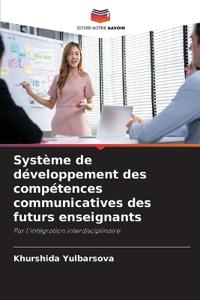 Système de développement des compétences communicatives des futurs enseignants