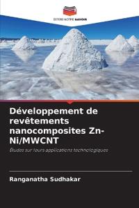 Développement de revêtements nanocomposites Zn-Ni/MWCNT