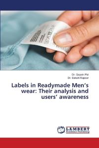 Labels in Readymade Men's wear