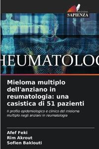 Mieloma multiplo dell'anziano in reumatologia