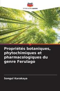 Propriétés botaniques, phytochimiques et pharmacologiques du genre Ferulago