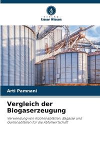 Vergleich der Biogaserzeugung