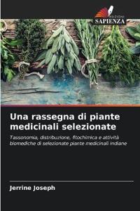 Una rassegna di piante medicinali selezionate