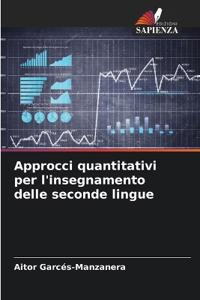Approcci quantitativi per l'insegnamento delle seconde lingue