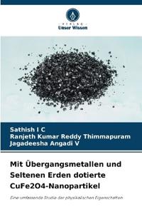 Mit Übergangsmetallen und Seltenen Erden dotierte CuFe2O4-Nanopartikel