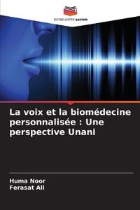 La voix et la biomédecine personnalisée