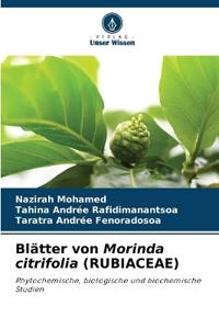 Blätter von Morinda citrifolia (RUBIACEAE)