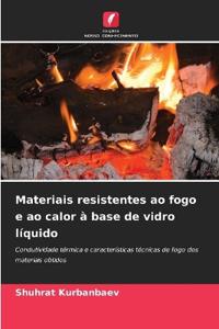 Materiais resistentes ao fogo e ao calor à base de vidro líquido