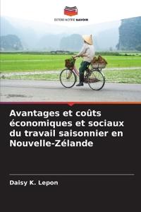 Avantages et coûts économiques et sociaux du travail saisonnier en Nouvelle-Zélande