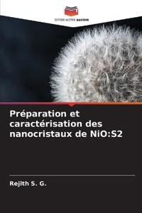 Préparation et caractérisation des nanocristaux de NiO