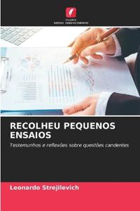 Recolheu Pequenos Ensaios