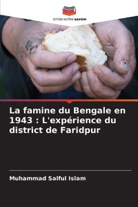 La famine du Bengale en 1943