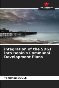 integration of the SDGs into Benin's Communal Development Plans