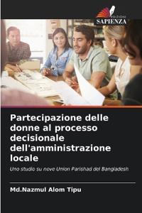 Partecipazione delle donne al processo decisionale dell'amministrazione locale