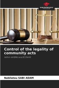 Control of the legality of community acts
