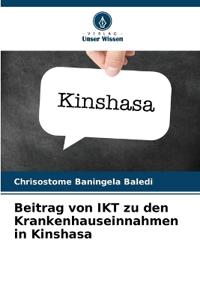 Beitrag von IKT zu den Krankenhauseinnahmen in Kinshasa