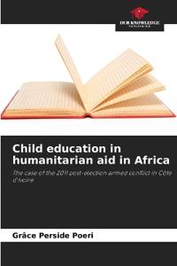 Child education in humanitarian aid in Africa