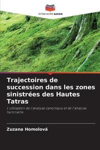 Trajectoires de succession dans les zones sinistrées des Hautes Tatras