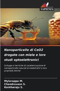 Nanoparticelle di CeO2 drogate con miele e loro studi optoelettronici