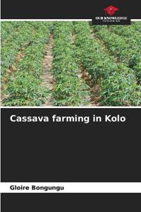 Cassava farming in Kolo