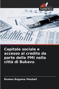 Capitale sociale e accesso al credito da parte delle PMI nella città di Bukavu