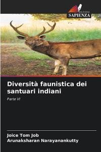 Bokomslag for "Diversità faunistica dei santuari indiani"