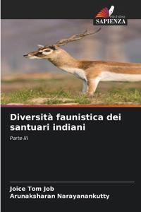 Bokomslag for "Diversità faunistica dei santuari indiani"