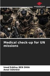 Medical check-up for UN missions
