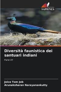 Bokomslag for "Diversità faunistica dei santuari indiani"