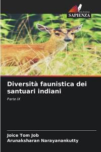 Bokomslag for "Diversità faunistica dei santuari indiani"