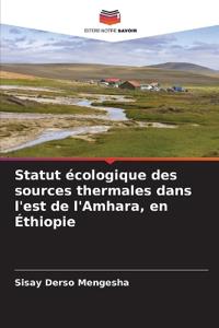Statut écologique des sources thermales dans l'est de l'Amhara, en Éthiopie