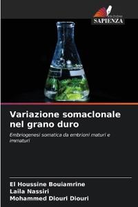 Variazione somaclonale nel grano duro