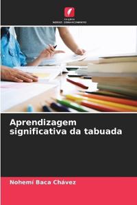 Aprendizagem significativa da tabuada