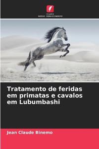 Tratamento de feridas em primatas e cavalos em Lubumbashi