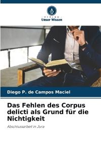Das Fehlen des Corpus delicti als Grund für die Nichtigkeit