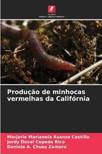 Produção de minhocas vermelhas da Califórnia