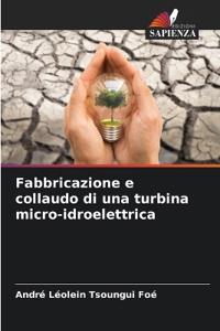 Fabbricazione e collaudo di una turbina micro-idroelettrica