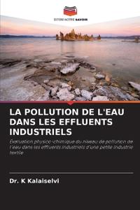 La Pollution de l'Eau Dans Les Effluents Industriels